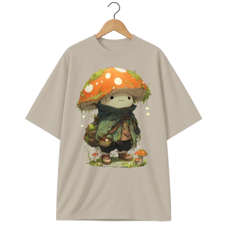 Camiseta Oversized Cogumelo Aventureiro