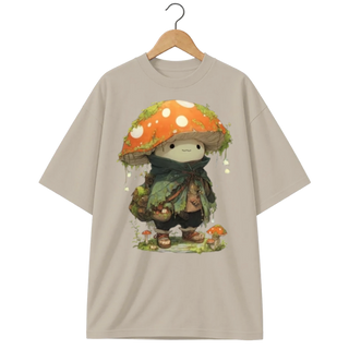 Camiseta Oversized Cogumelo Aventureiro