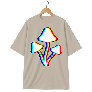 Camiseta Oversized Cogumelo Prisma
