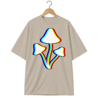 Camiseta Oversized Cogumelo Prisma