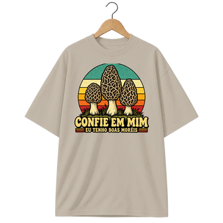 Camiseta Oversized Cogumelo Confie em Mim