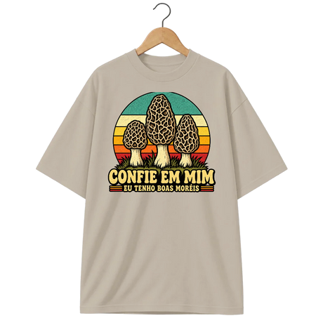 Camiseta Oversized Cogumelo Confie em Mim
