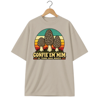 Camiseta Oversized Cogumelo Confie em Mim