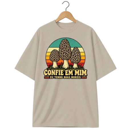 Camiseta Oversized Cogumelo Confie em Mim