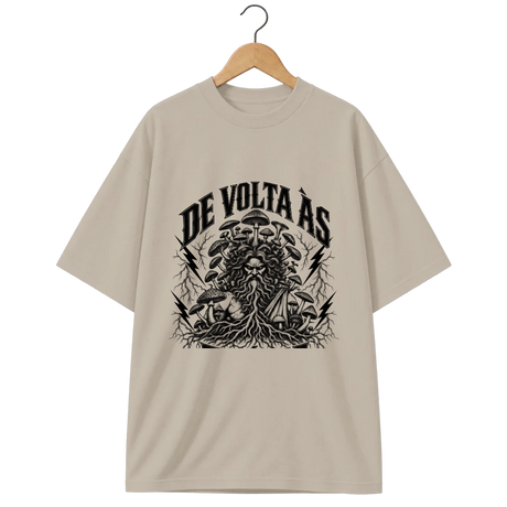 Camiseta Oversized Deus dos Cogumelos
