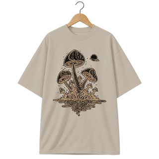 Camiseta Oversized Cogumelo Espelho d'Água