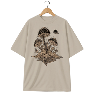 Camiseta Oversized Cogumelo Espelho d'Água