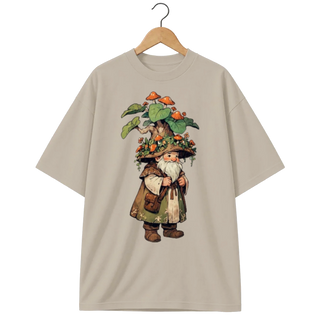 Camiseta Oversized Gnomo dos Cogumelos