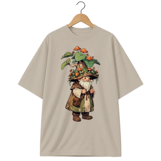 Camiseta Oversized Gnomo dos Cogumelos