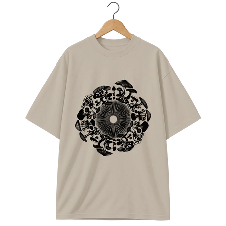 Camiseta Oversized Cogumelo Marca do Esporo