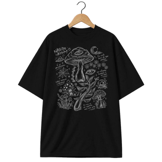Camiseta Oversized Cogumelo Nascido Assim