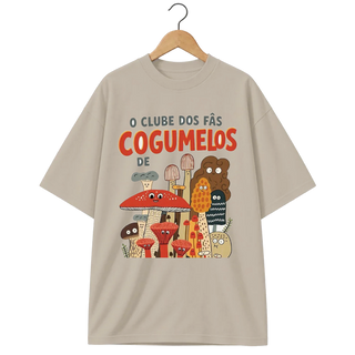 Camiseta Oversized Cogumelo O Clube dos Fãs