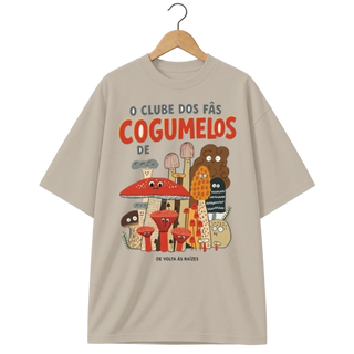 Camiseta Oversized Cogumelo O Clube dos Fãs