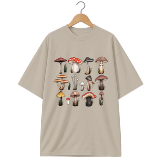 Camiseta Oversized Cogumelo Prancha de Doze