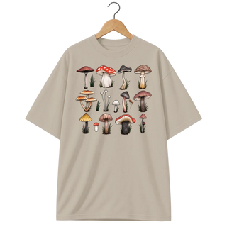 Camiseta Oversized Cogumelo Prancha de Doze