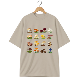 Camiseta Oversized Cogumelo Vinte Vizinhos