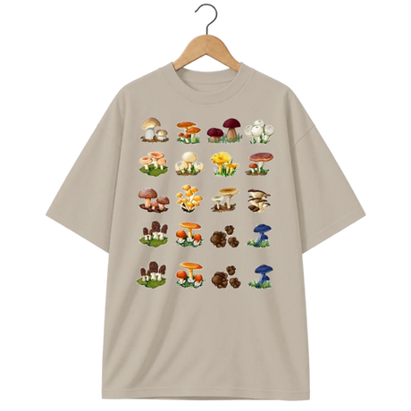 Camiseta Oversized Cogumelo Vinte Vizinhos