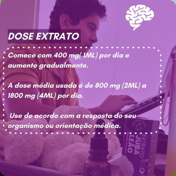 Extrato de cogumelo Lion's Mane