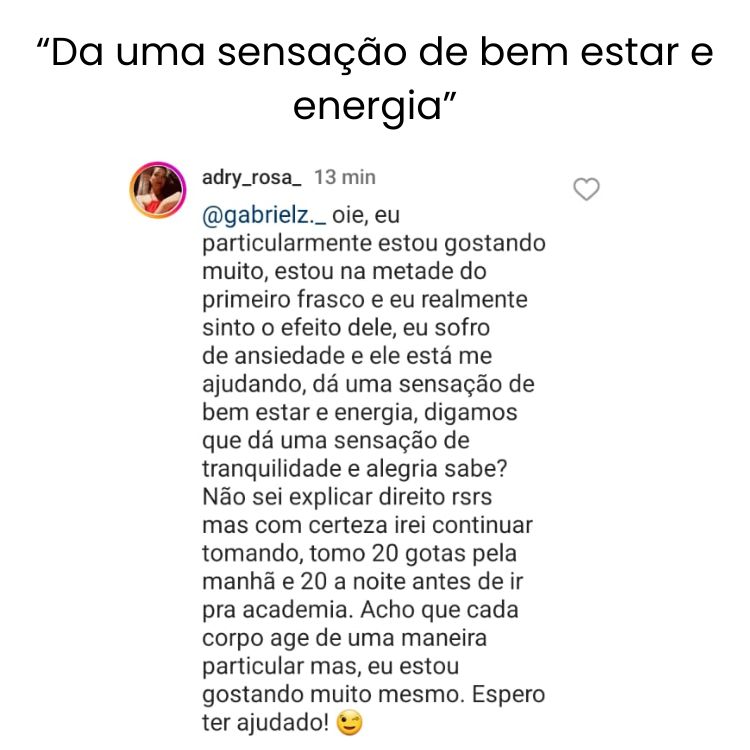 5 - da uma sensação de bem estar