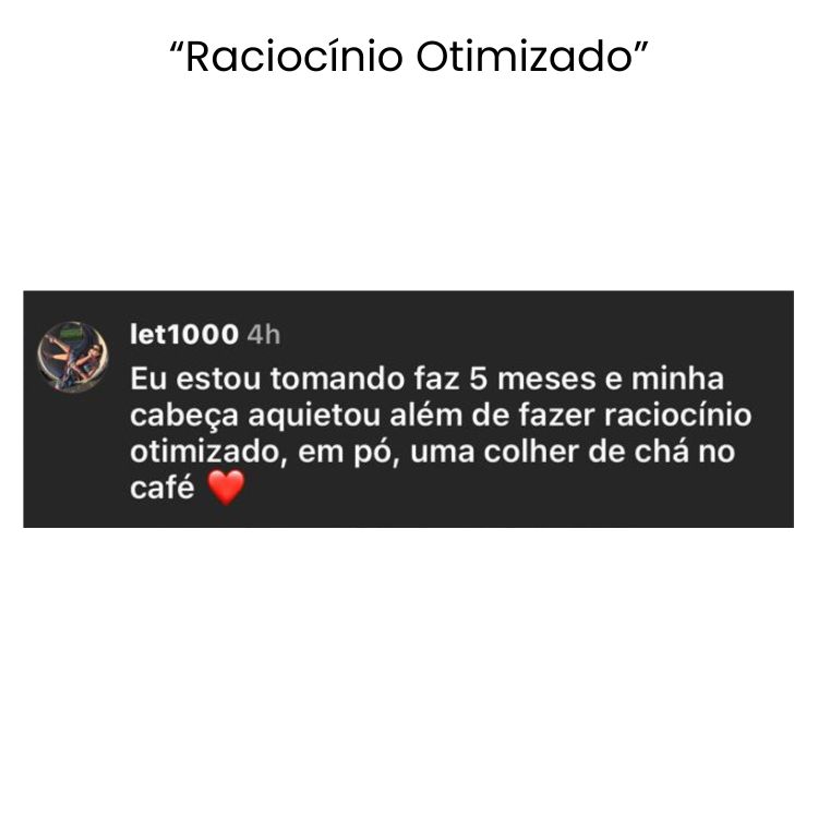 raciocinio otimizado