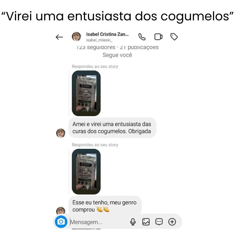 virei entusiasta dos cogumelos