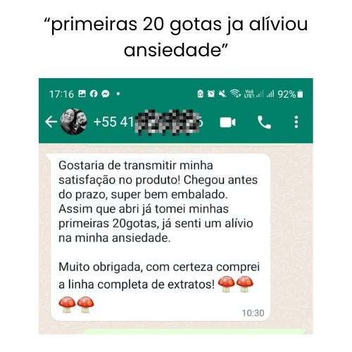 melhora na ansiedade