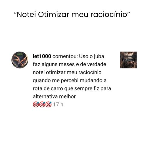 notei otimizar meu raciocinio